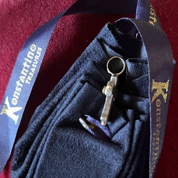 Konstantino Sterling Silver and 18K gold Etruscan style cross made in Greece - Picture 8 of 8